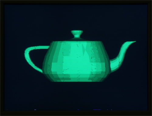 r5 depthbuffered fpga rendered teapot